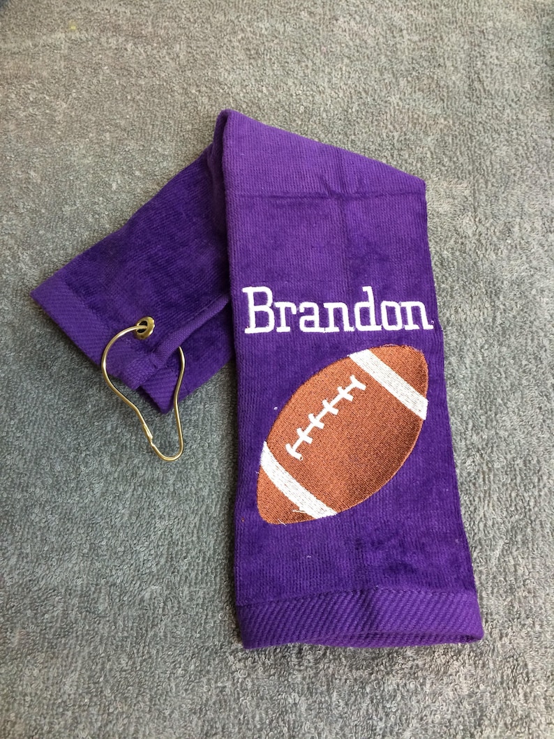 Personalized Football towels personalized football towel Etsy