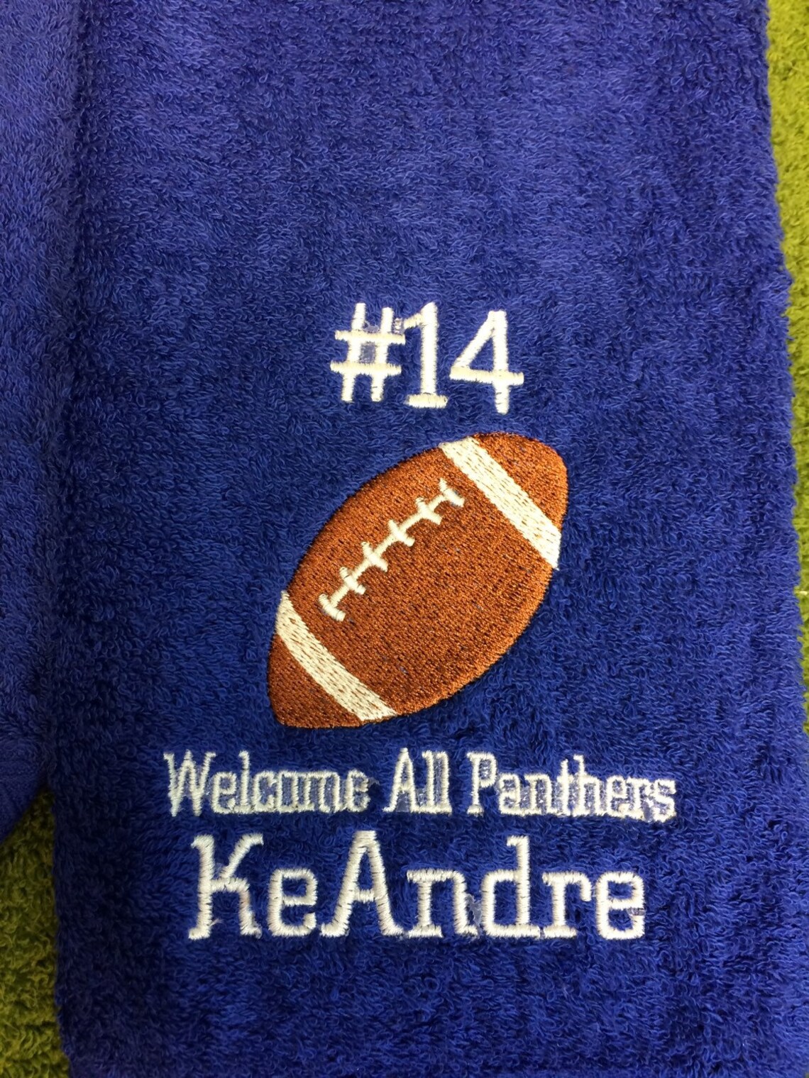 Personalized Football towels personalized football towel Etsy