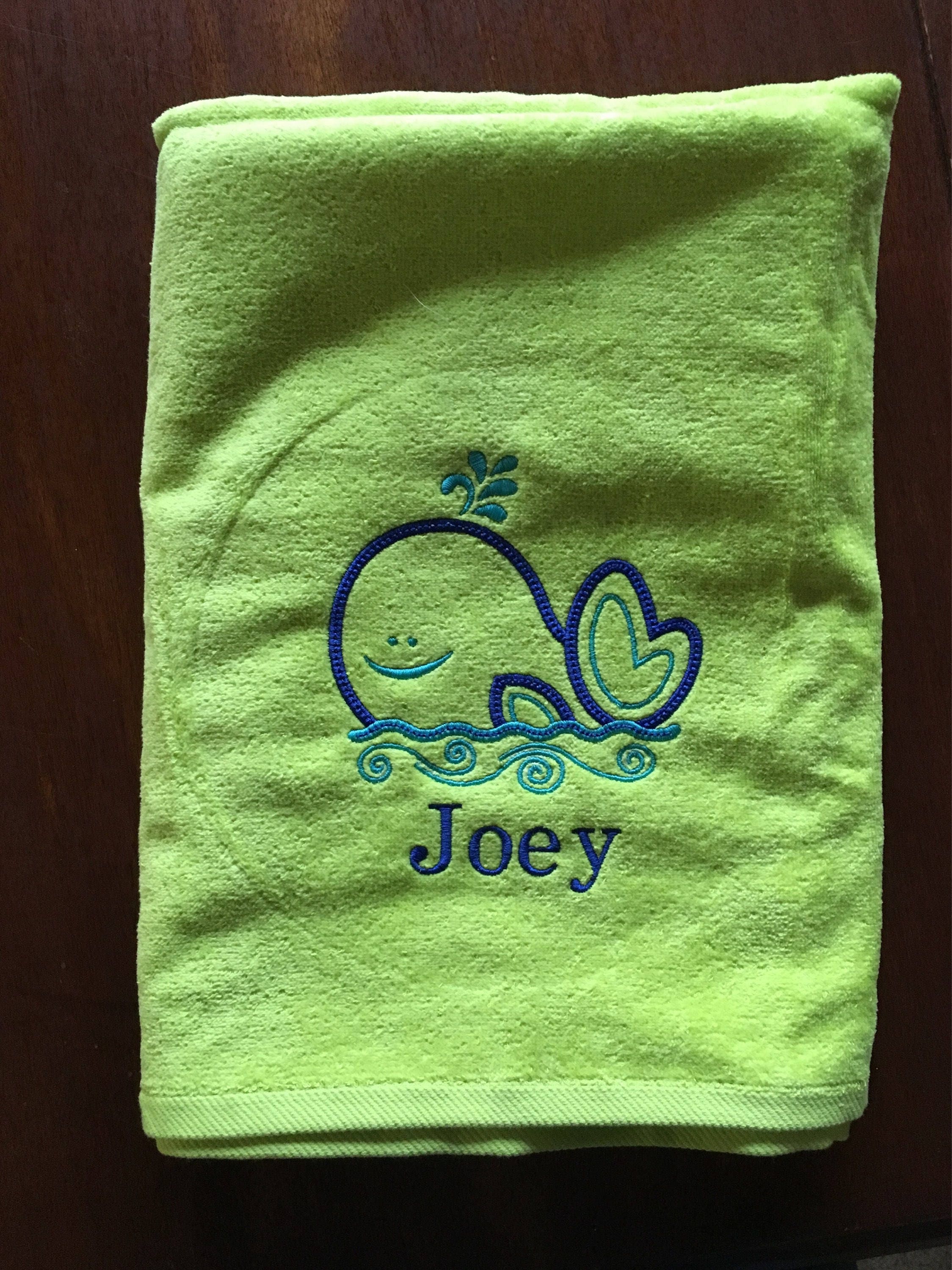 whale beach towel personalized beach towels towels for kids and