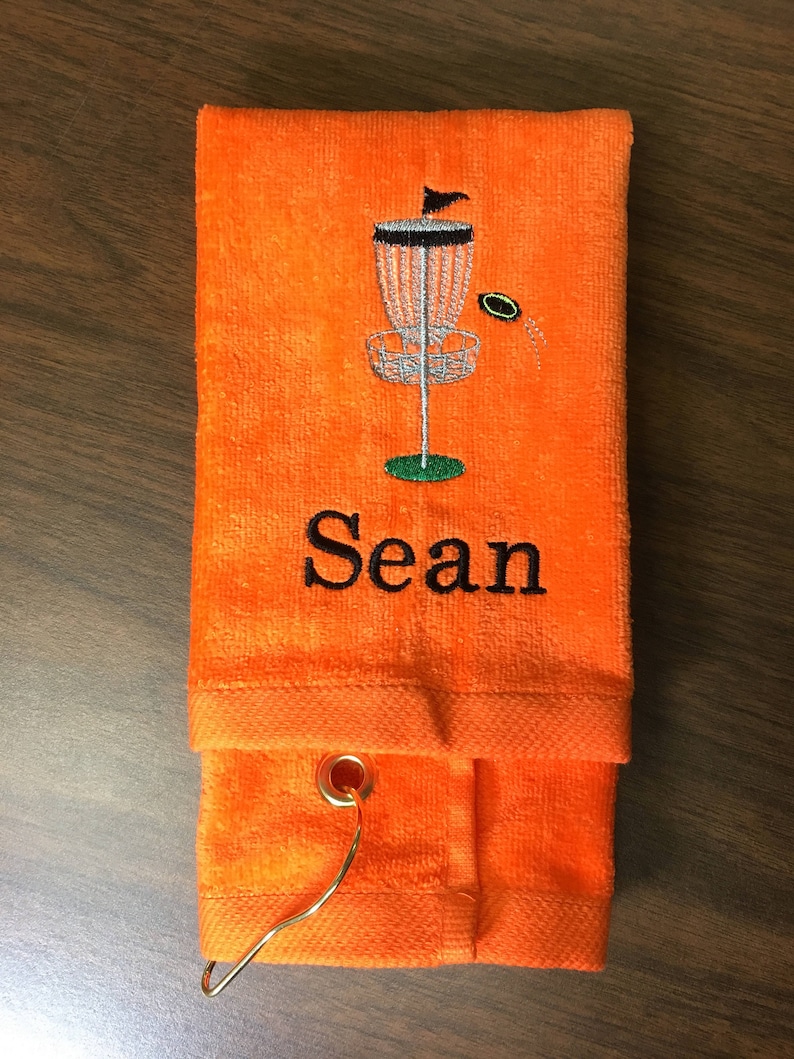 Disc golf Disc Golf Towel Custom Personalized golf towel Etsy