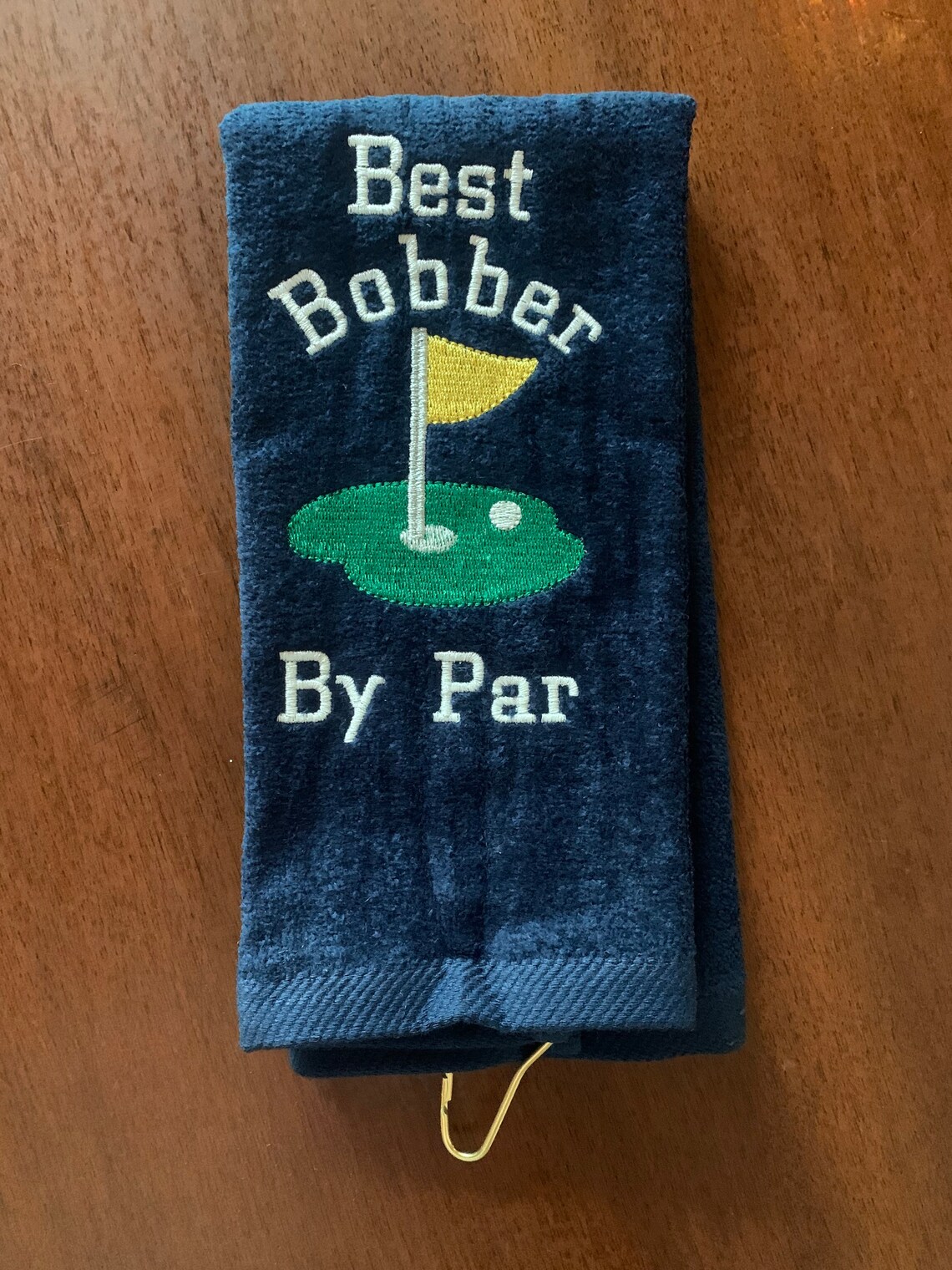 Navy blue personalized Golf towel sport towel any design Etsy