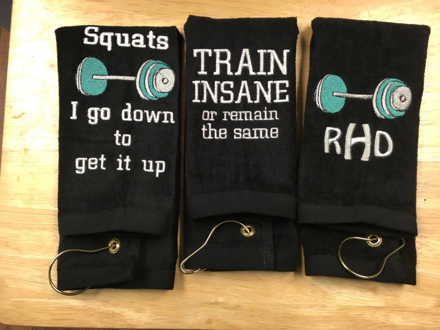 Fitness gym towel weight lifting gym towel Made to order Etsy