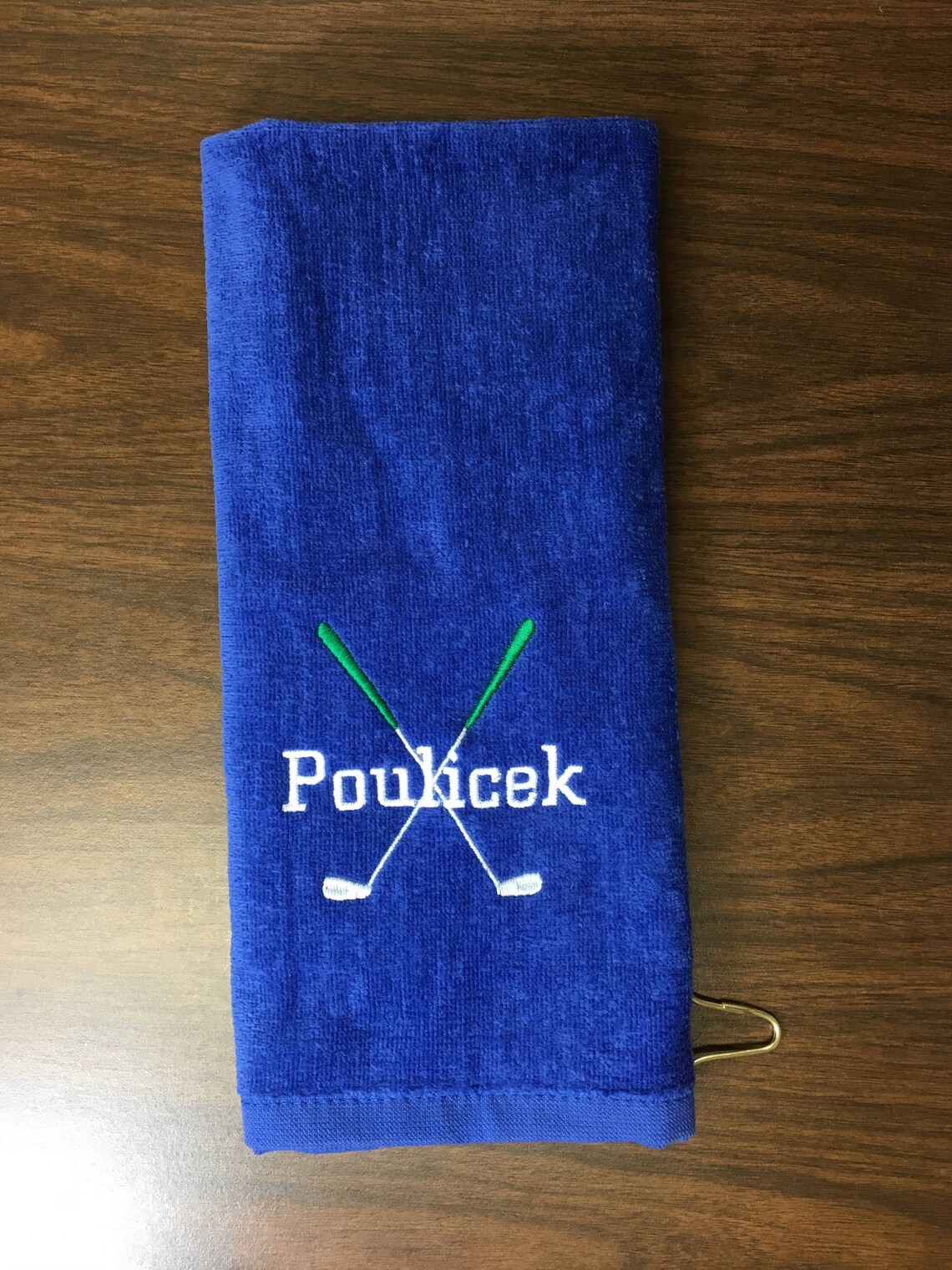 Personalized golf towel monogrammed golf accessories bridal Etsy