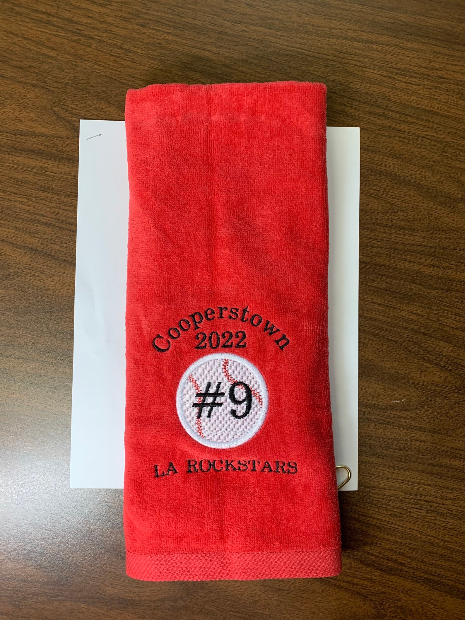 Personalized Baseball Towel or Softball Towel Team Gift Etsy