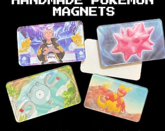 Personalized Pokémon TCG Card Acrylic Magnet DIY Sets|pokemon gifts|favorite card art