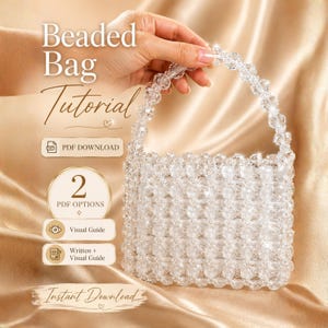 Beaded Bag Tutorial PDF | DIY Bead Purse Pattern | Instant Download | Beginner Friendly Beading Guide