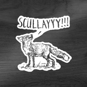 What a Certain Fox Says Sticker