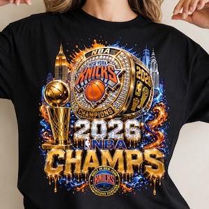 New York Knicks 2026 Champions T-shirt | Madison Square Garden Art