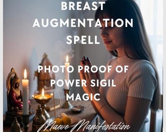 Poderoso hechizo de sigilo para aumento de senos / BUSTO MÁS VOLUMEN / GLAMOUR / Ritual de Sam Day y prueba fotográfica