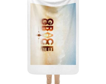 Grace - Manta Sherpa de poliéster: suave, acogedora y cálida