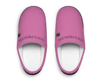 PRINCESA DE DIOS - Pantuflas de interior - Zapatos de casa cristianos rosas