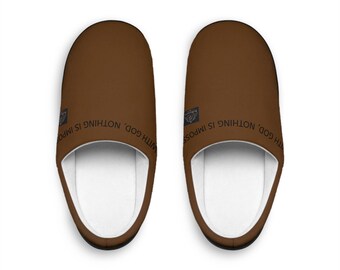 HELLO QUEEN - Pantuflas - Pantuflas marrones para interior