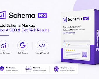 Schema Pro 1 Year | WordPress Schema Markup | Latest Version