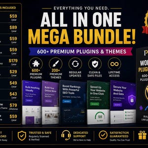 WordPress Plugins Bundle | WooCommerce, Elementor, SEO, Security Plugins bild 3