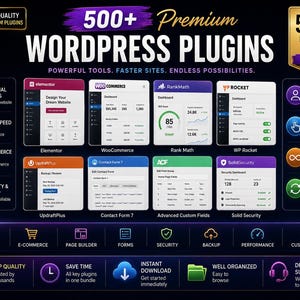 WordPress Plugins Bundle | WooCommerce, Elementor, SEO, Security Plugins bild 2