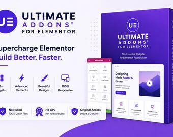 Ultimate Addons for Elementor 1 Year