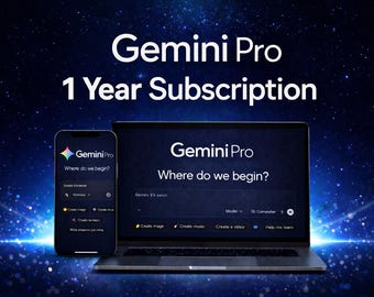 Gemini Ai Pro 1 års åtkomst – Google One AI – Nano Banano + Veo3