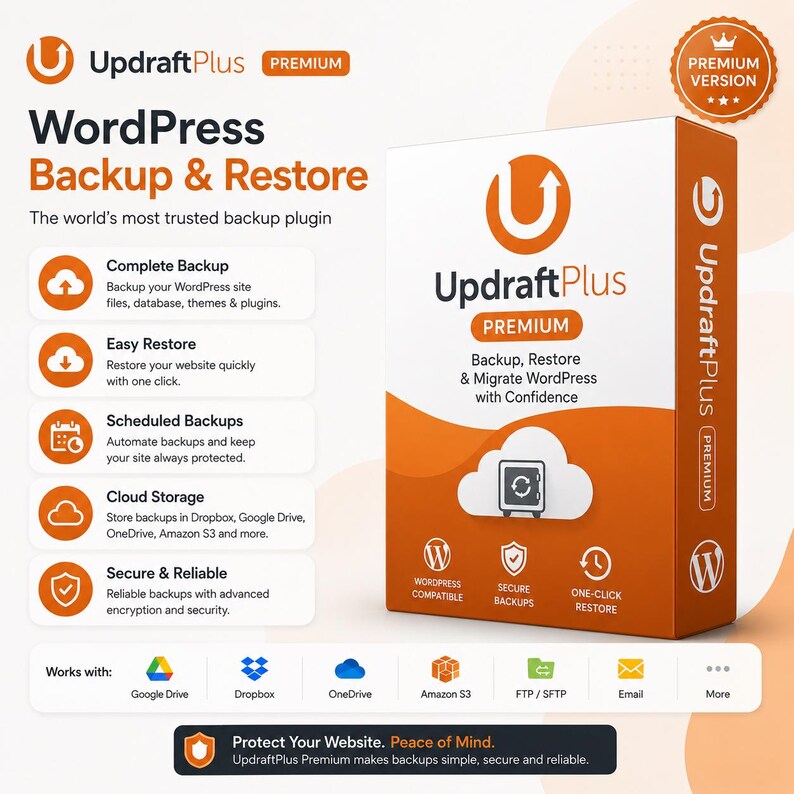 UpdraftPlus-plugin för WordPress | GPL | Plugin för säkerhetskopiering och återställning | Direktnedladdning bild 2
