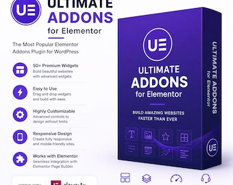 Complementos definitivos para el plugin Elementor / GPL / Complemento de widgets de Elementor / Descarga instantánea