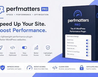 Perfmatters Pro Plugin 1 Year | Website Speed Optimization