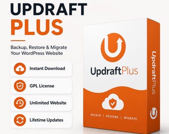 Plugin UpdraftPlus para WordPress / GPL / Plugin de copia de seguridad y restauración / Descarga instantánea