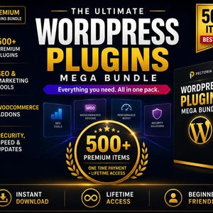 WordPress Plugins Bundle | WooCommerce, Elementor, SEO, Security, Booking, LMS & Marketing Plugins