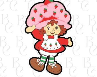 Strawberry Girl Cookie Cutter