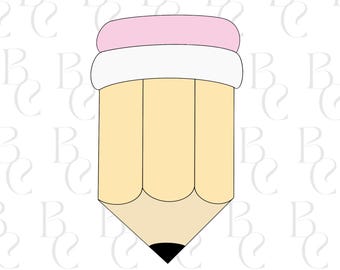 Chunky Pencil  Cookie Cutter