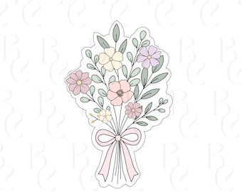 Wildflower Bouquet No 2 Cookie Cutter