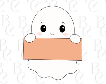Ghost Plaque Cookie Cutter