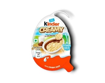 Kinder creamy milky crunchy