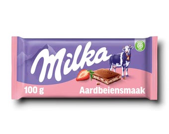 Milka strawberry chocolate