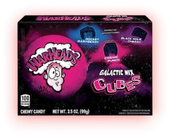 Warheads Galactic Mix Cubes
