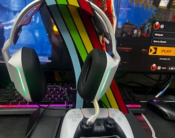 Soporte para controlador de auriculares ARC Raiders, cargador de equipo de juego impreso en 3D