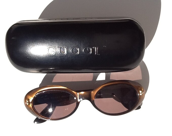 Vintage Gucci Sunglasses Made in Italy Etsy