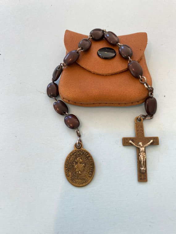 Sacred Heart of Mary Pocket Rosary Beads Antique Rosary - Etsy Australia