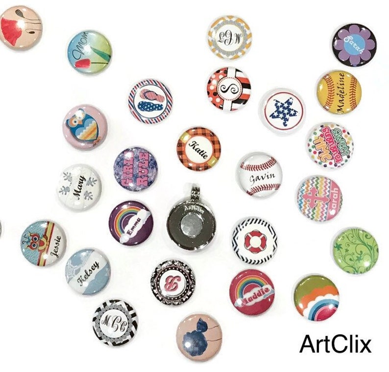 ArtClix® Perfect Fit Magnetic Pendant Trays One Inch Buttons Perfect Size for Standard Golf Markers Bridesmaid Gifts Holiday Gift image 8