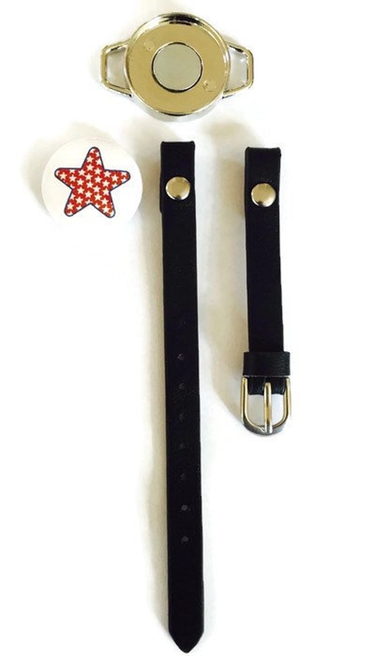 ArtClix® One Bezel Bracelet Blanks Bezel Only Coordinate with 1 inch Tecre Buttons image 6