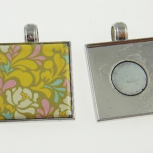 ArtClix® Perfect Fit Squre Pendant for Interchangeable Snap Jewelry