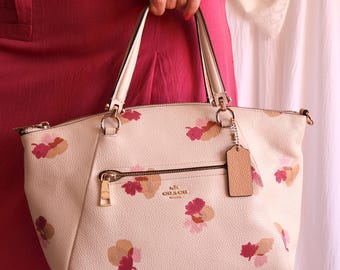Coach Soho Satin Scarf Print Hobo Bag With Original Hangtag