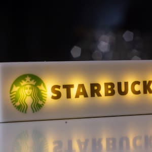 Starbucks Coffee Shop Schild - Mini-LED-Magnet für Ihren Kühlschrank