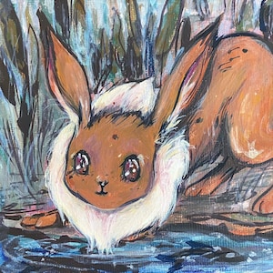 Fisher Eevee Painting