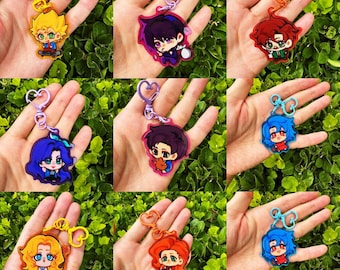 Llaveros de arte pixelado de Stardew Valley hechos a mano | Sebastian, Abigail, Shane, Elliott | Regalo para el abuelo | Todos los aldeanos y personajes no jugables | Decoración de juegos indie