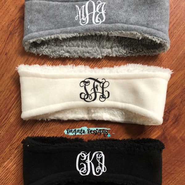 Monogram Fleece Headband