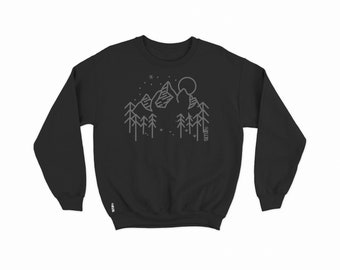 Setup® Outdr Sweatshirt in Charcoal - Outdoors apparel for cyclists, mountain bikers, hikers and adventure