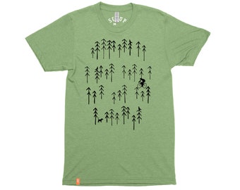 Setup Pine Bicycle - Premium Heather T-Shirt - Cycling Gift