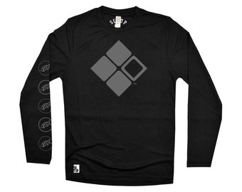 Configuration Logo Series MTB Riding Jersey in Black - VTT