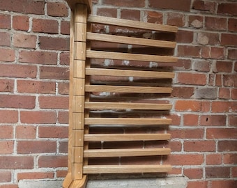 Handmade Hardwood Folding Pant Rack | Bespoke Housewarming Gift | Made In Minnesota