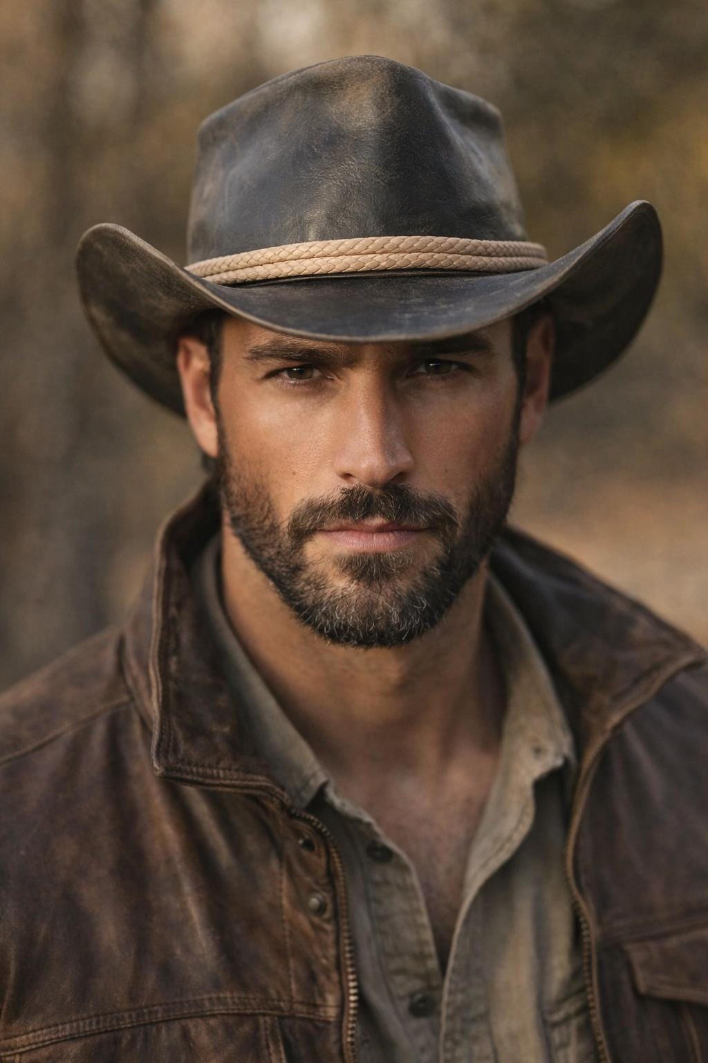 Arthur Morgan Cowboy Hat Handmade Dark Brown Leather Western Replica RDR2 Cosplay