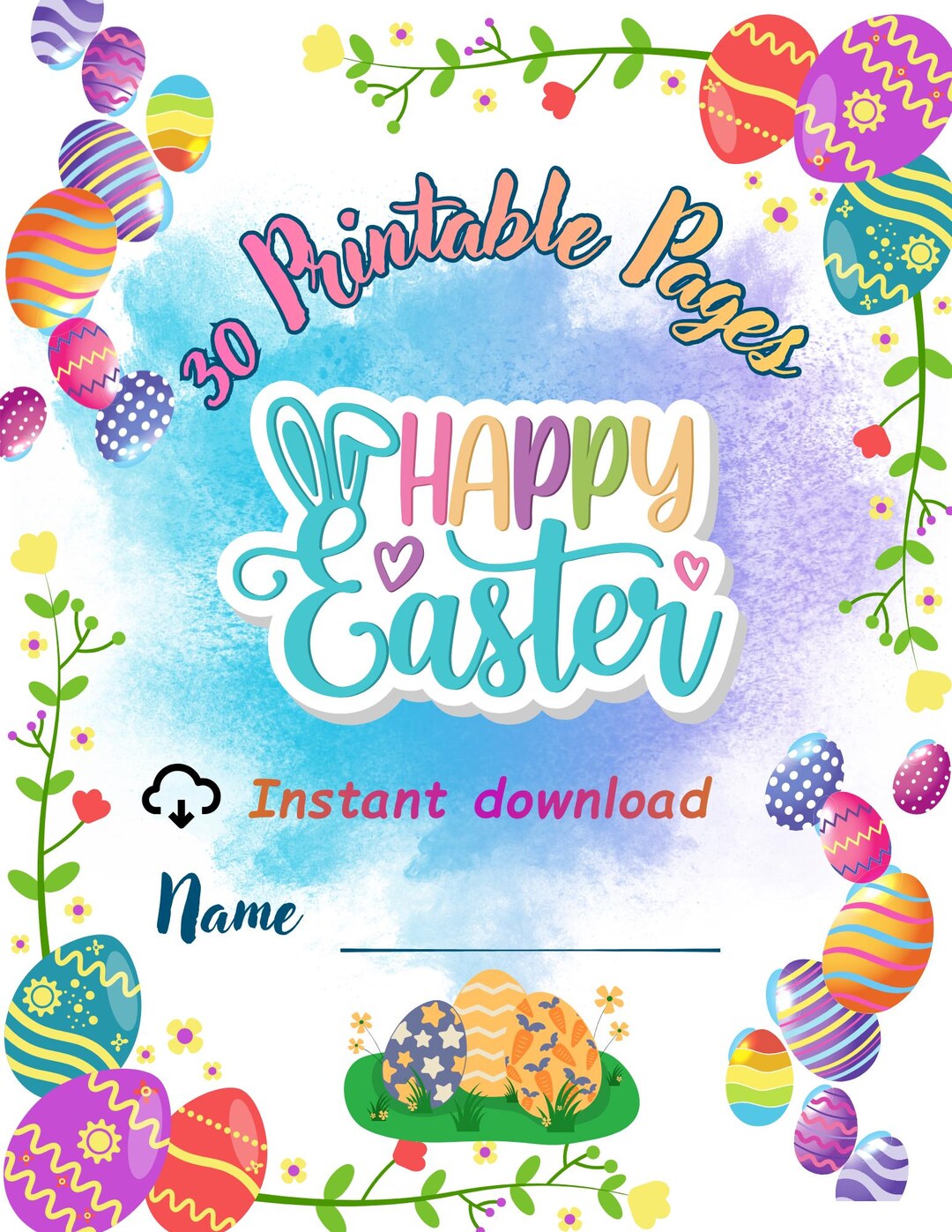 Bible Stories Easter Coloring Book for Kids | 30 Page Christian ...